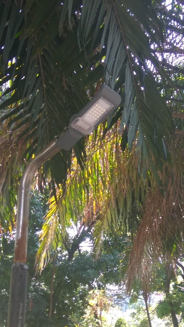 Semua lampu PJU menggunakan lampu LED